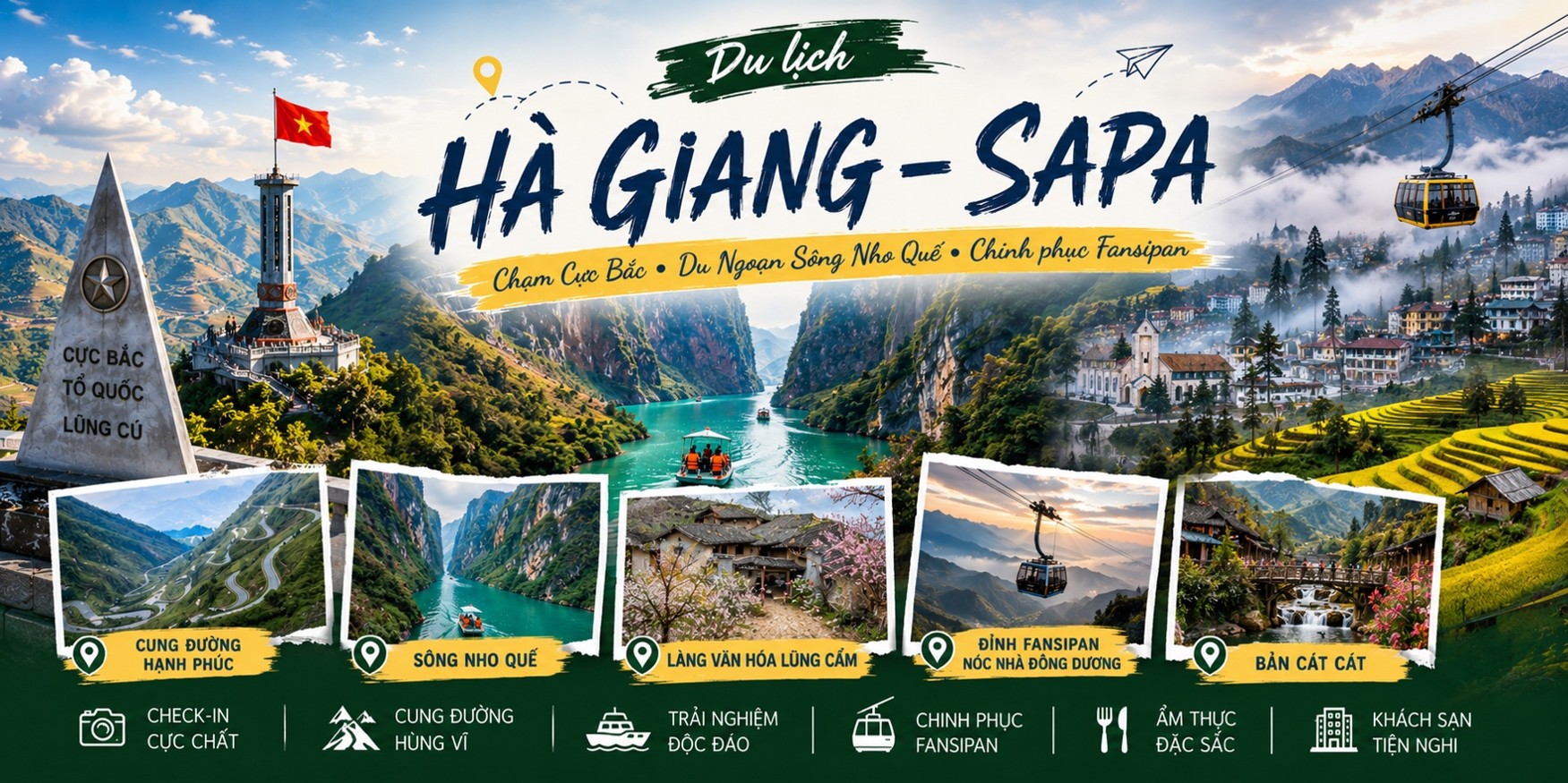 DU LỊCH MIỀN BẮC HÀ GIANG – SAPA – FANSIPAN
