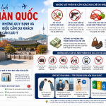 Quy định du lịch Hàn Quốc: Những điều du khách cần biết trước khi khởi hành