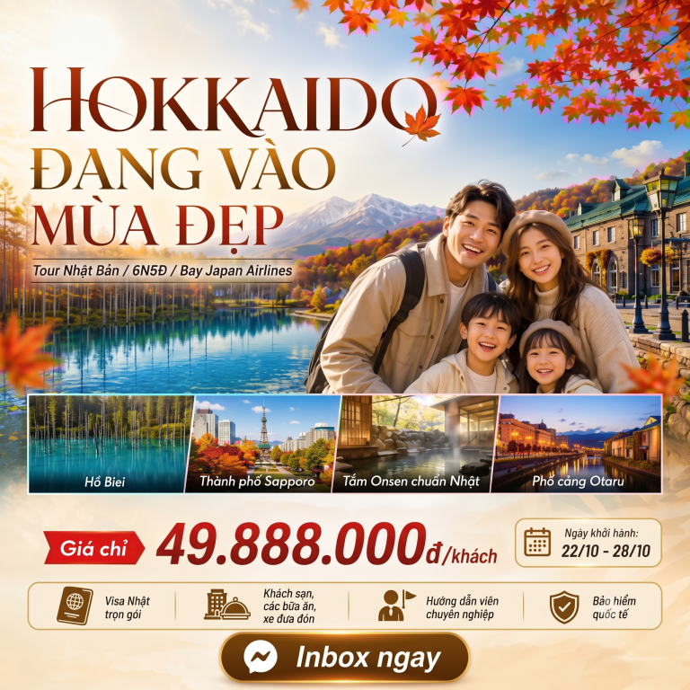 Tour Hokkaido Mùa Thu