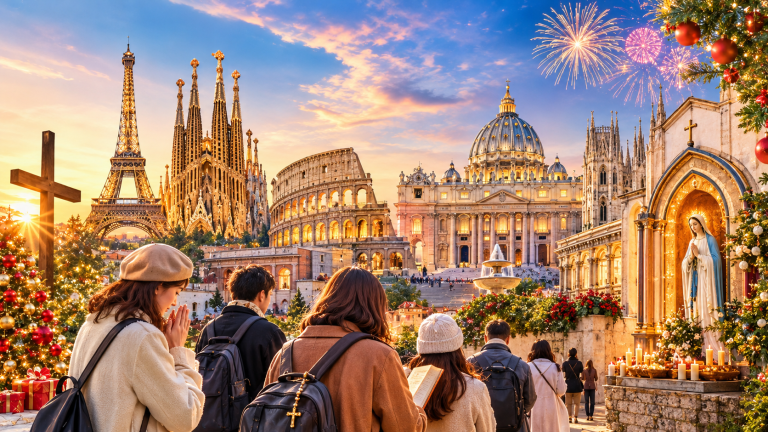 HÀNH HƯƠNG ĐÓN GIÁNG SINH & NĂM MỚI TẠI CHÂU ÂU PHÁP – TÂY BAN NHA – BỒ ĐÀO NHA – VATICAN – Ý