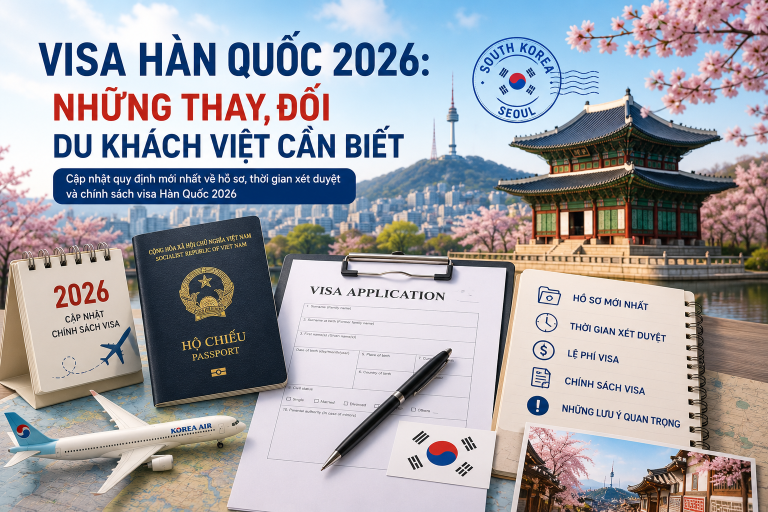 Visa Hàn Quốc 2026: Những thay đổi du khách Việt cần biết
