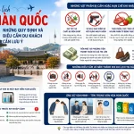 Quy định du lịch Hàn Quốc: Những điều du khách cần biết trước khi khởi hành