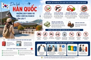 Quy định du lịch Hàn Quốc: Những điều du khách cần biết trước khi khởi hành