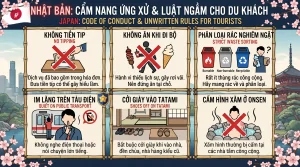 Nhật Bản: Những “luật ngầm” và văn hóa dễ phạm phải khiến du khách bối rối