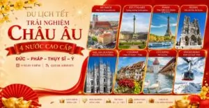 DU LỊCH CHÂU ÂU ĐỨC –PHÁP – THUỴ SĨ – Ý