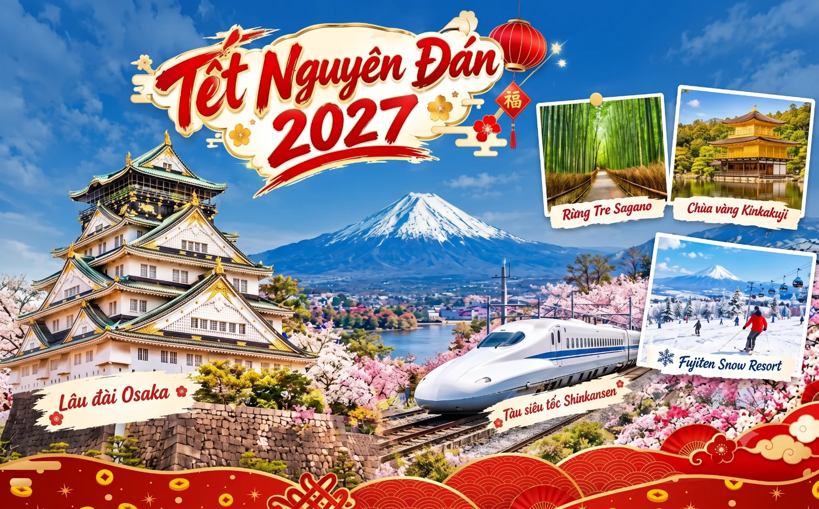 MÙA XUÂN NHẬT BẢN – CUNG ĐƯỜNG VÀNG